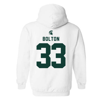 Michigan State - NCAA Women's Volleyball : Mya Bolton - Classic Shersey Hooded Sweatshirt-1