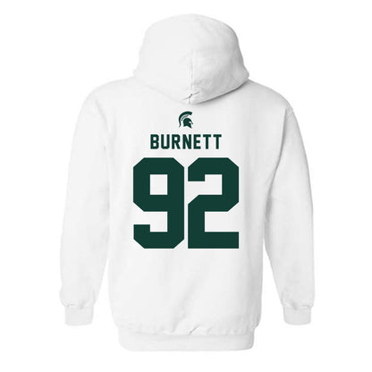 Michigan State - NCAA Football : Kekai Burnett - Classic Shersey Hooded Sweatshirt-1