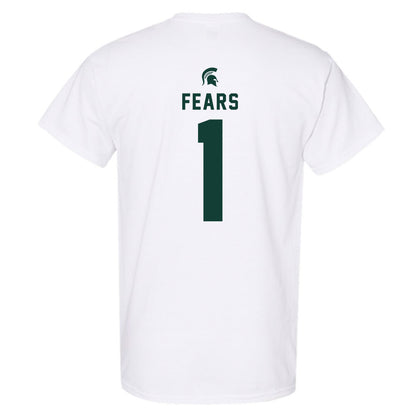 Michigan State - NCAA Men's Basketball : Jeremy Fears - Classic Shersey T-Shirt-1