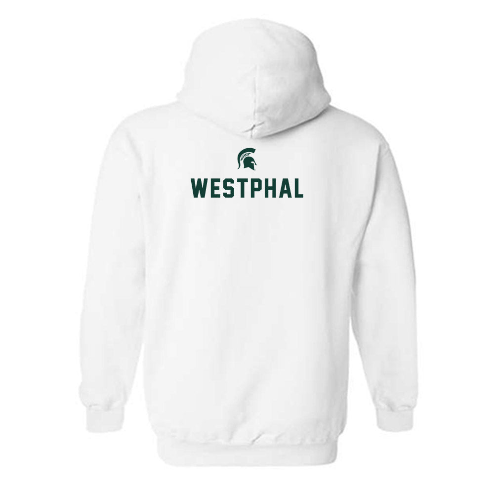 Michigan State - NCAA Men's Track & Field : Thomas Westphal - Classic Shersey Hooded Sweatshirt-1