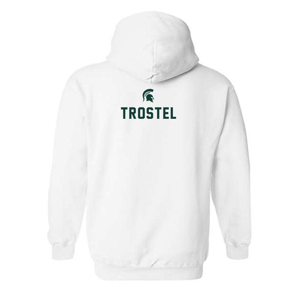 Michigan State - NCAA Women's Gymnastics : Isabella Trostel - Classic Shersey Hooded Sweatshirt-1