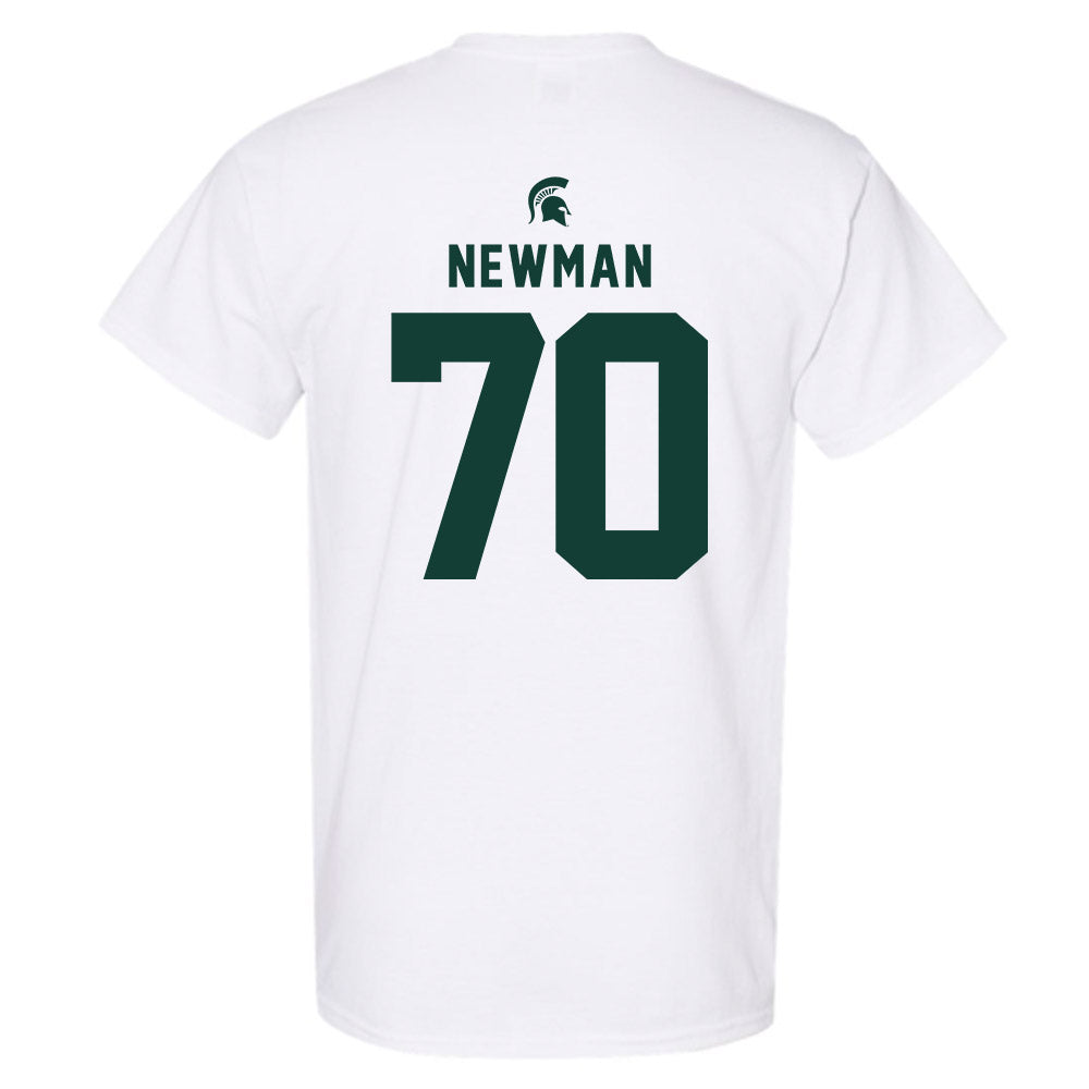 Michigan State - NCAA Football : Luke Newman - Classic Shersey T-Shirt-1