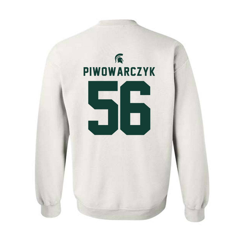 Michigan State - NCAA Football : Christopher Piwowarczyk - Classic Shersey Crewneck Sweatshirt-1