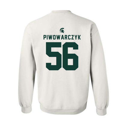 Michigan State - NCAA Football : Christopher Piwowarczyk - Classic Shersey Crewneck Sweatshirt-1