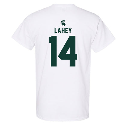 Michigan State - NCAA Men's Ice Hockey : Matt Lahey - Classic Shersey T-Shirt-1