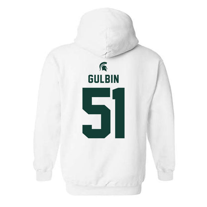 Michigan State - NCAA Football : Matthew Gulbin - Classic Shersey Hooded Sweatshirt-1