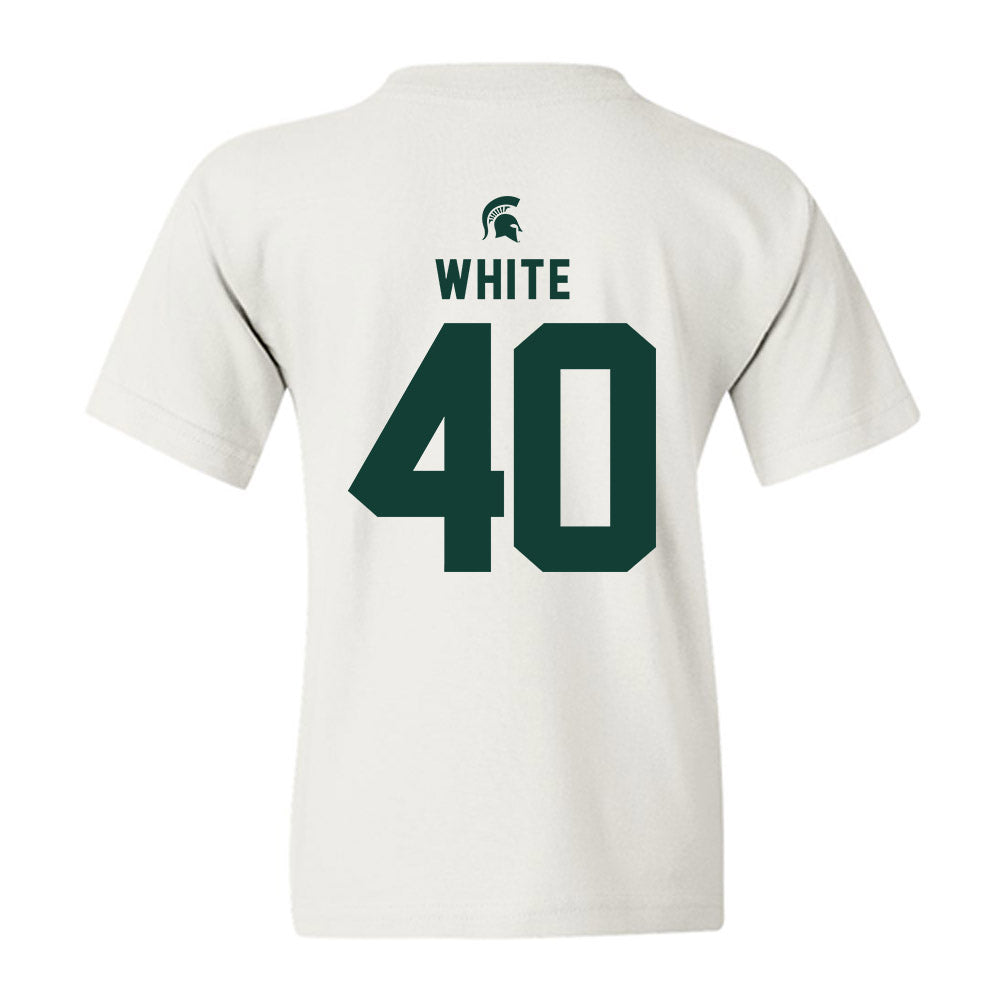 Michigan State - NCAA Football : DeJae White - Classic Shersey Youth T-Shirt-1
