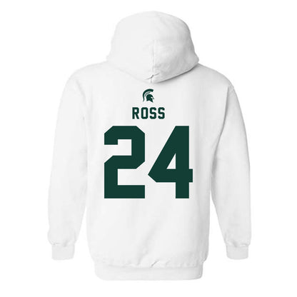 Michigan State - NCAA Women's Basketball : Lauren Ross - Classic Shersey Hooded Sweatshirt-1