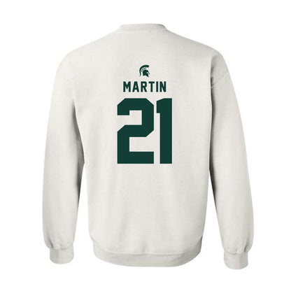 Michigan State - NCAA Women's Soccer : Maleeya Martin - Classic Shersey Crewneck Sweatshirt-1
