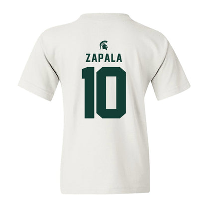 Michigan State - NCAA Men's Basketball : Szymon Zapala - Classic Shersey Youth T-Shirt-1