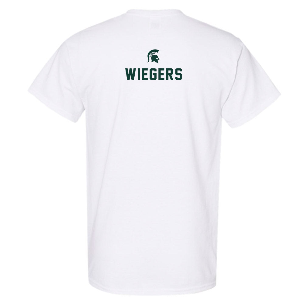 Michigan State - NCAA Women's Track & Field : Abbie Wiegers - Classic Shersey T-Shirt-1