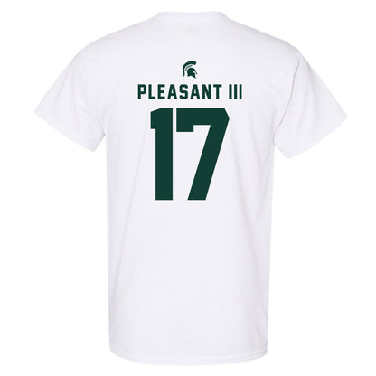 Michigan State - NCAA Football : Eddie Pleasant III - Classic Shersey T-Shirt-1