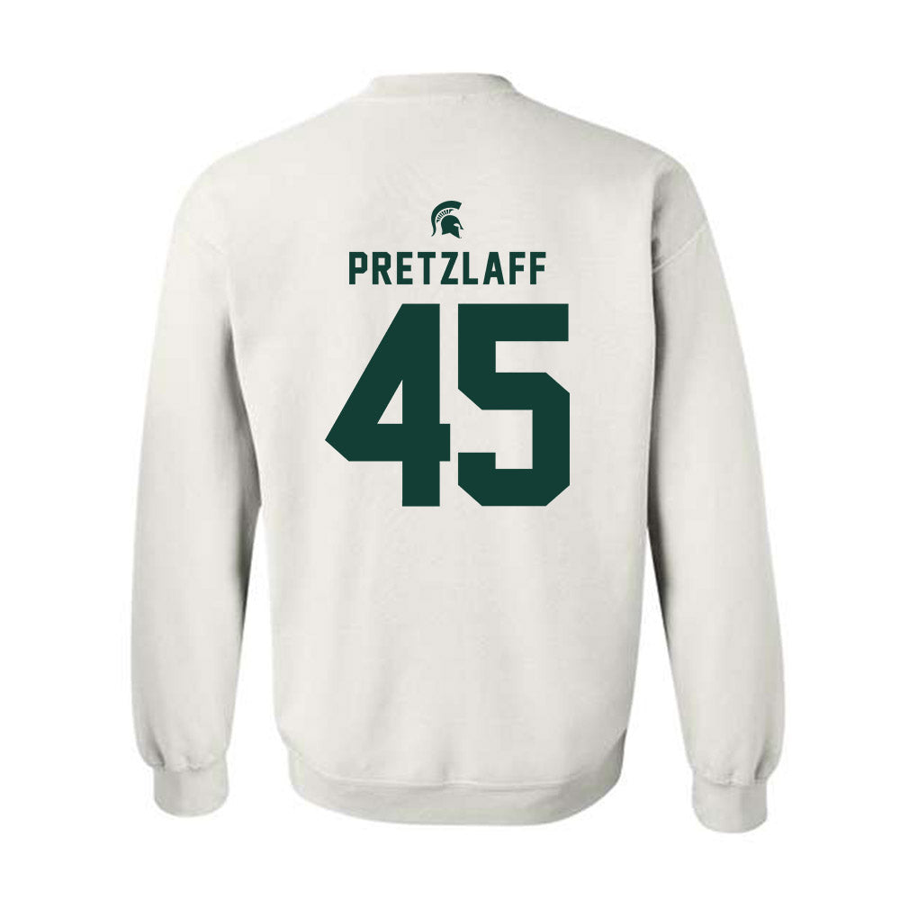 Michigan State - NCAA Football : Brady Pretzlaff - Classic Shersey Crewneck Sweatshirt-1