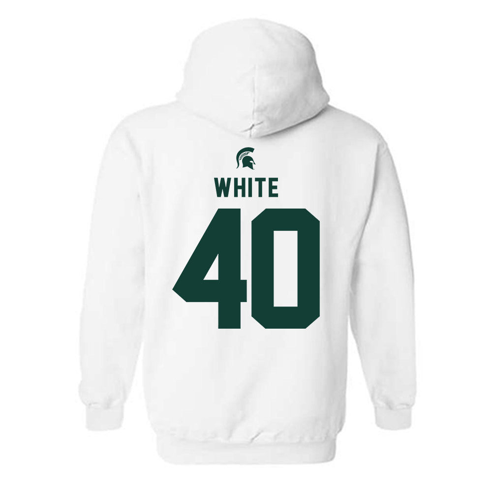 Michigan State - NCAA Football : DeJae White - Classic Shersey Hooded Sweatshirt-1