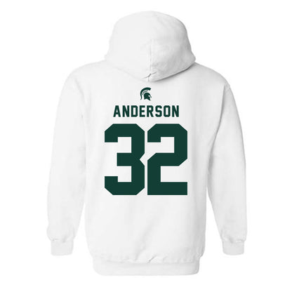 Michigan State - NCAA Men's Soccer : David Anderson - Classic Shersey Hooded Sweatshirt-1