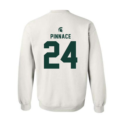 Michigan State - NCAA Football : Wilfred Pinnace - Classic Shersey Crewneck Sweatshirt-1