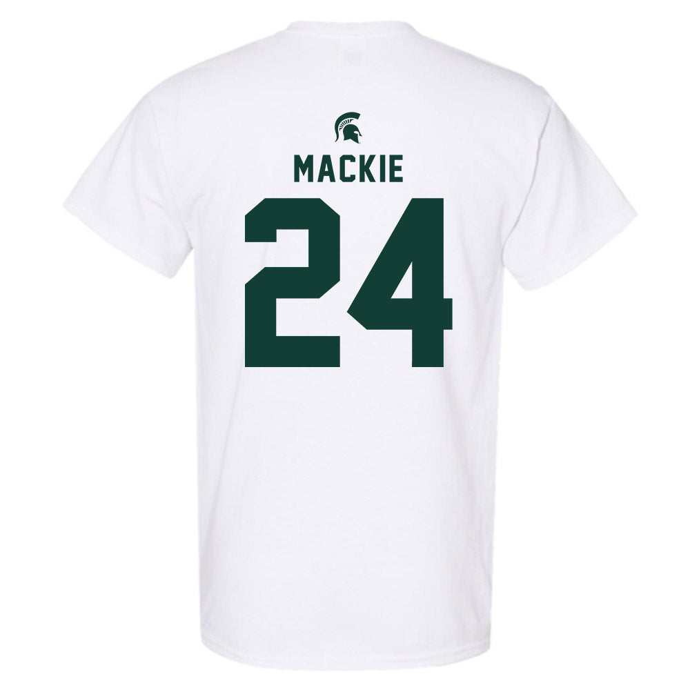 Michigan State - NCAA Men's Ice Hockey : Nathan Mackie - Classic Shersey T-Shirt-1