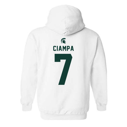 Michigan State - NCAA Women's Soccer : Aubree Ciampa - Classic Shersey Hooded Sweatshirt-1