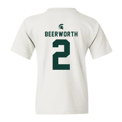 Michigan State - NCAA Women's Soccer : Sofia Beerworth - Classic Shersey Youth T-Shirt-1