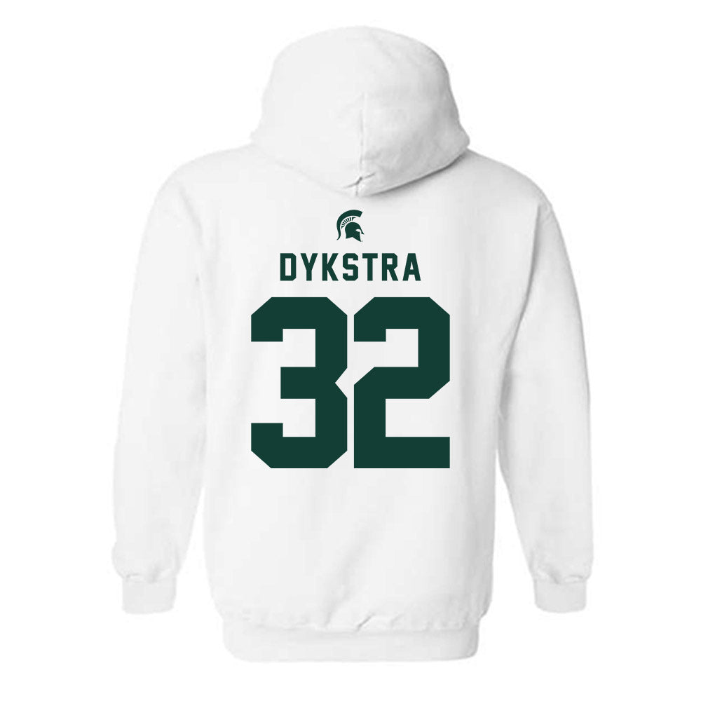 Michigan State - NCAA Women's Basketball : Marah Dykstra - Classic Shersey Hooded Sweatshirt-1