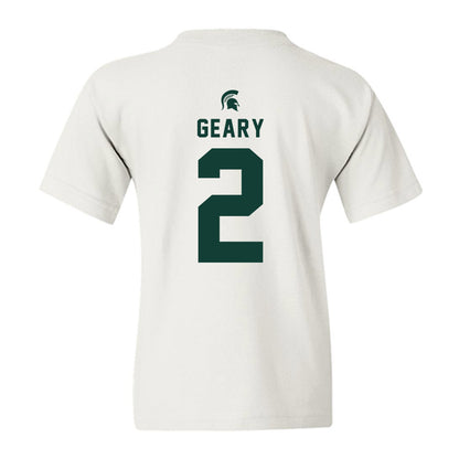 Michigan State - NCAA Men's Ice Hockey : Patrick Geary - Classic Shersey Youth T-Shirt-1