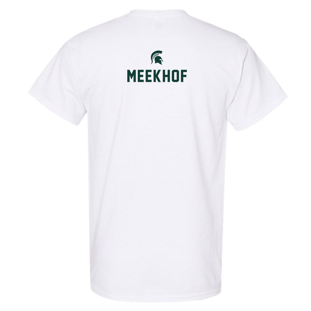 Michigan State - NCAA Men's Golf : August Meekhof - Classic Shersey T-Shirt-1