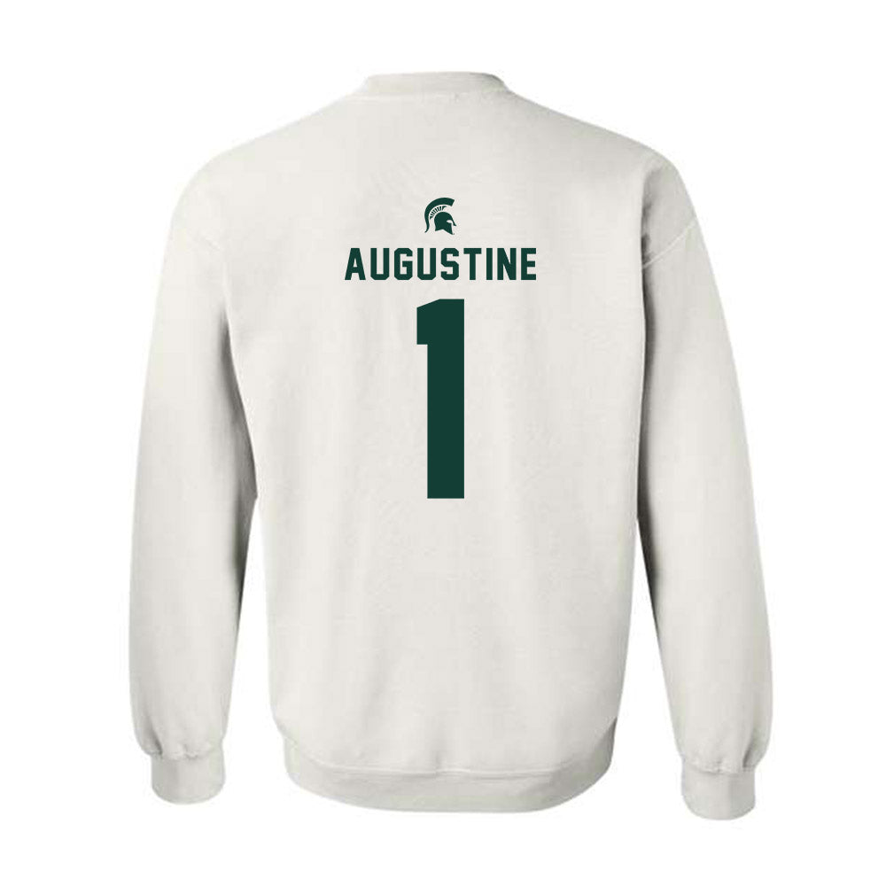 Michigan State - NCAA Men's Ice Hockey : Trey Augustine - Classic Shersey Crewneck Sweatshirt-1