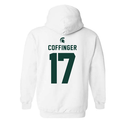 Michigan State - NCAA Softball : Ava Coffinger - Classic Shersey Hooded Sweatshirt-1