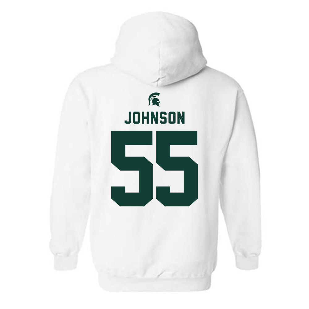 Michigan State - NCAA Football : Rakeem Johnson - Classic Shersey Hooded Sweatshirt-1