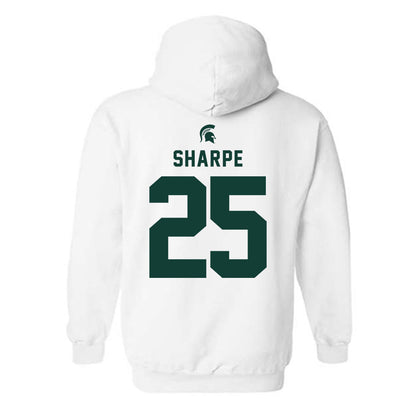 Michigan State - NCAA Baseball : Reggie Sharpe - Classic Shersey Hooded Sweatshirt-1