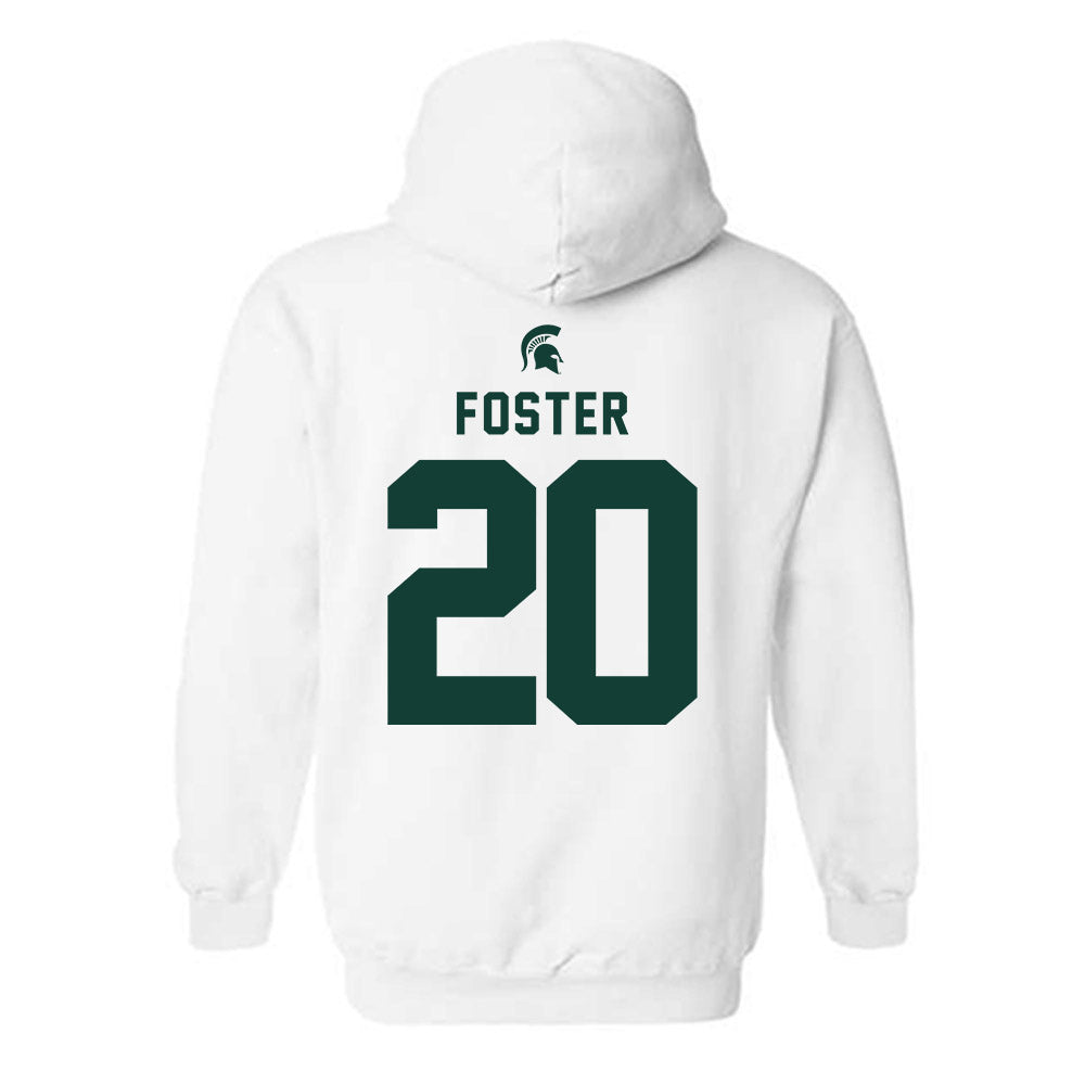 Michigan State - NCAA Football : Shawn Foster - Classic Shersey Hooded Sweatshirt-1