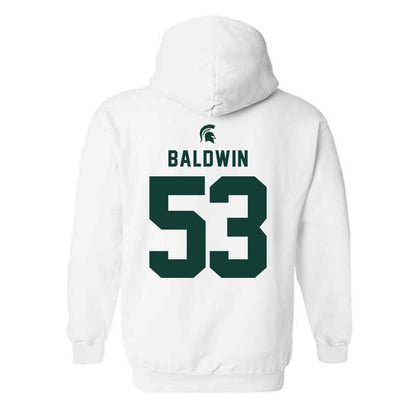 Michigan State - NCAA Football : Brandon Baldwin - Classic Shersey Hooded Sweatshirt-1