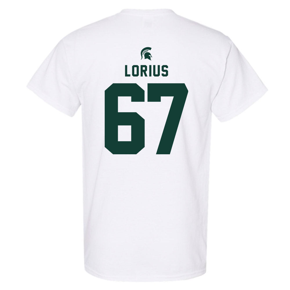 Michigan State - NCAA Football : Hayden Lorius - Classic Shersey T-Shirt-1