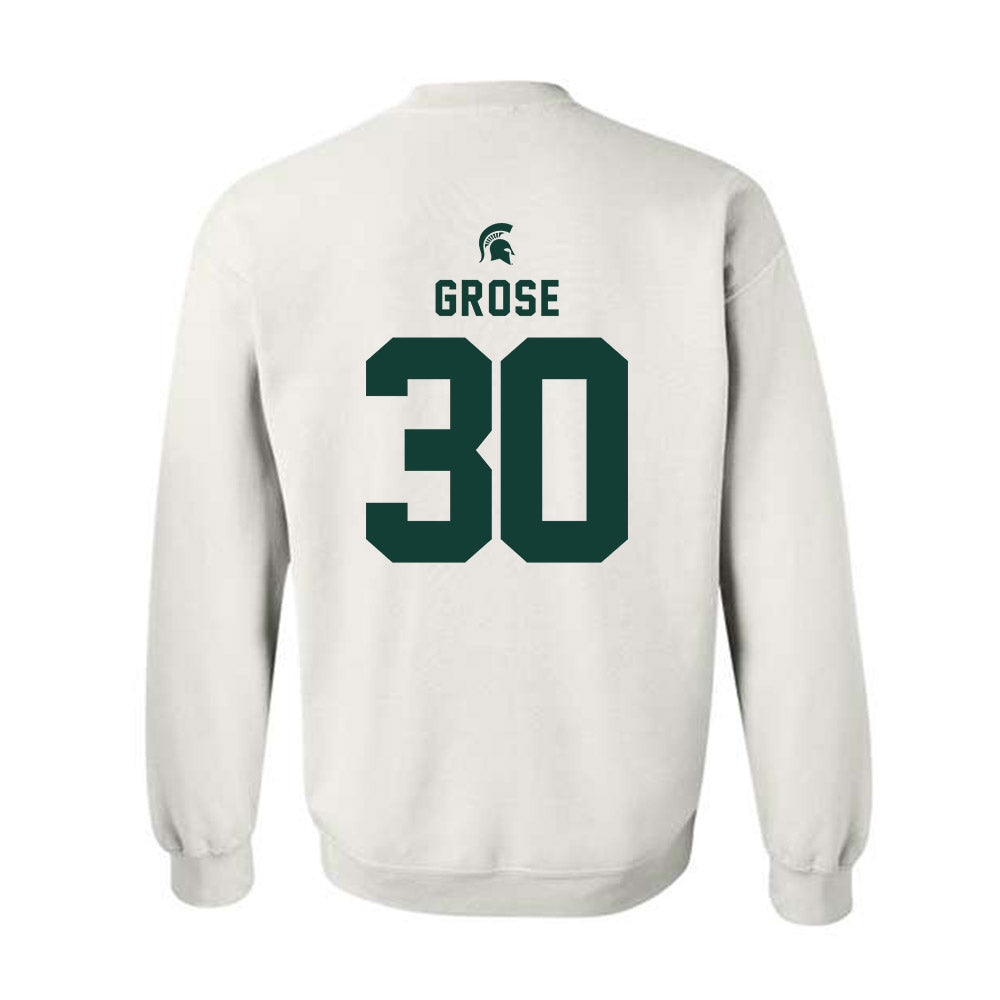 Michigan State - NCAA Football : Aveon Grose - Classic Shersey Crewneck Sweatshirt-1