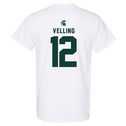 Michigan State - NCAA Football : Jack Velling - Classic Shersey T-Shirt-1