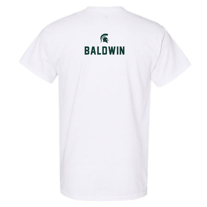 Michigan State - NCAA Men's Ice Hockey : Heath Baldwin - Classic Shersey T-Shirt-1