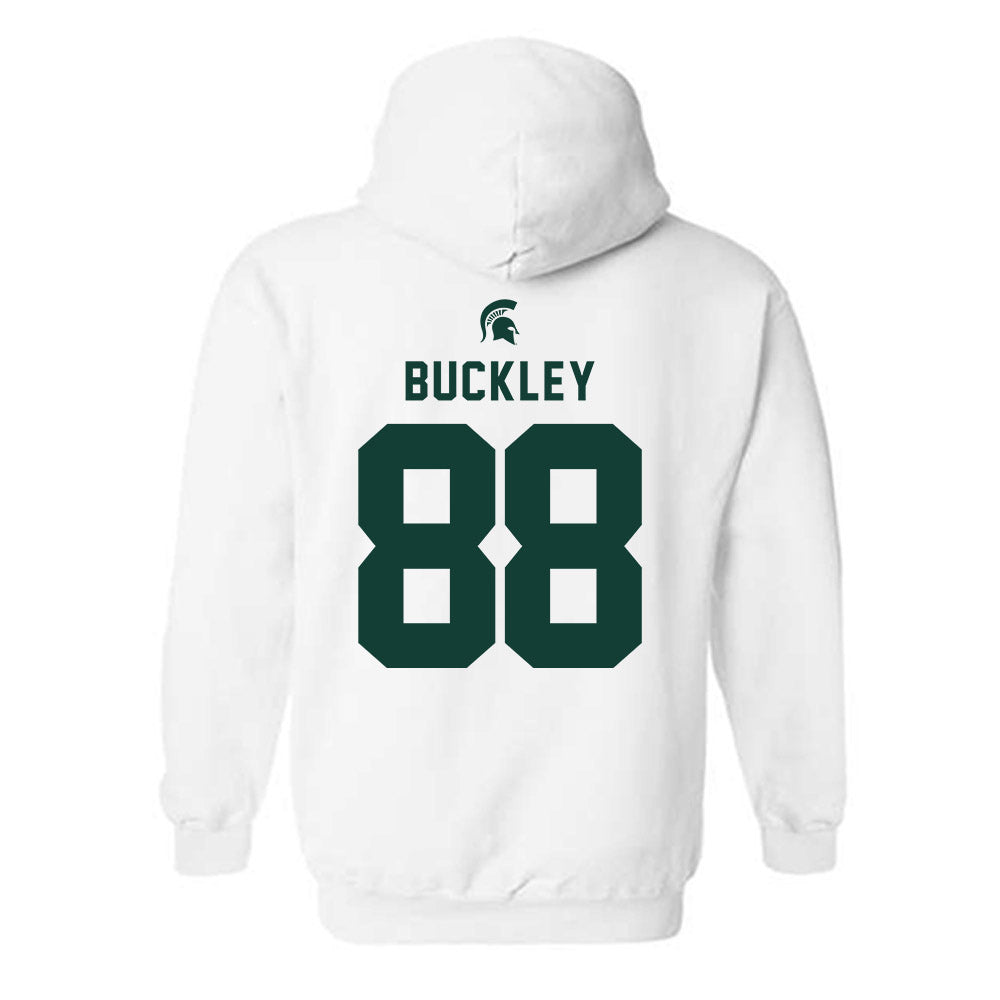 Michigan State - NCAA Football : Ruquan Buckley - Classic Shersey Hooded Sweatshirt-1