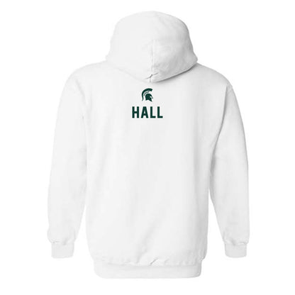 Michigan State - NCAA Women's Track & Field : Anyssa Hall - Classic Shersey Hooded Sweatshirt-1