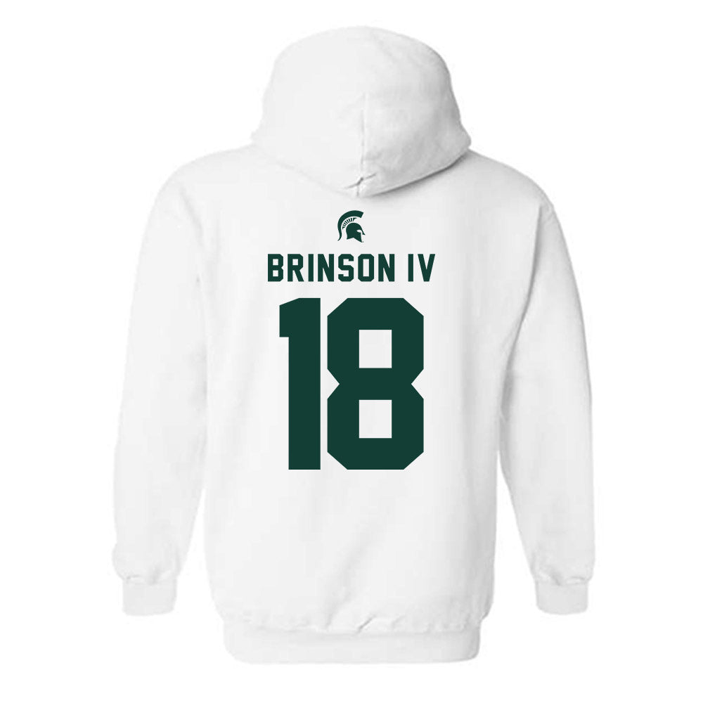 Michigan State - NCAA Football : Andrew Brinson IV - Classic Shersey Hooded Sweatshirt-1