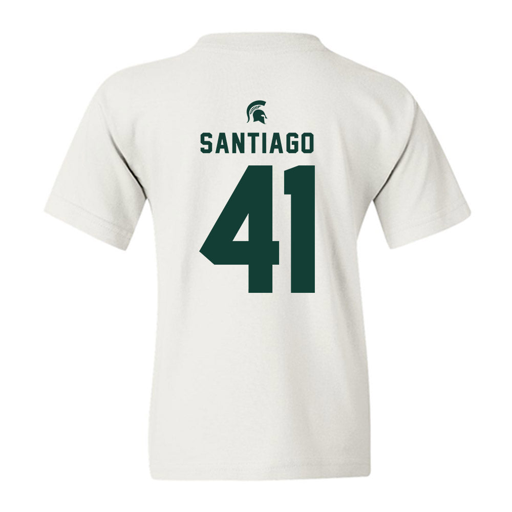 Michigan State - NCAA Football : David Santiago - Classic Shersey Youth T-Shirt-1