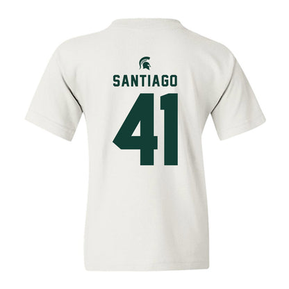 Michigan State - NCAA Football : David Santiago - Classic Shersey Youth T-Shirt-1