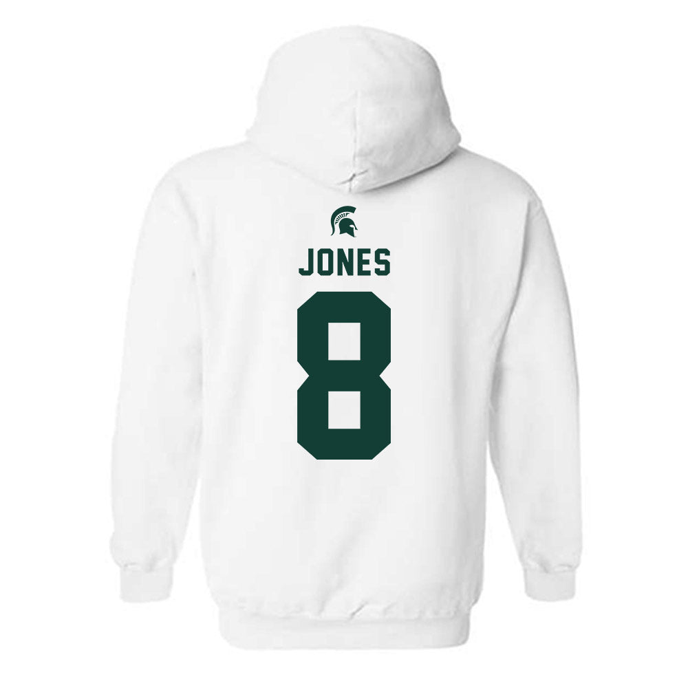 Michigan State - NCAA Football : Anthony Jones - Classic Shersey Hooded Sweatshirt-1