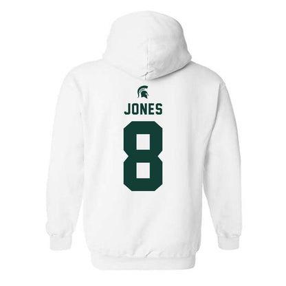 Michigan State - NCAA Football : Anthony Jones - Classic Shersey Hooded Sweatshirt-1