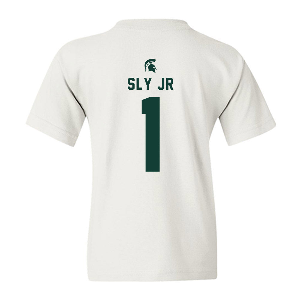 Michigan State - NCAA Men's Soccer : Michael Sly Jr - Classic Shersey Youth T-Shirt-1