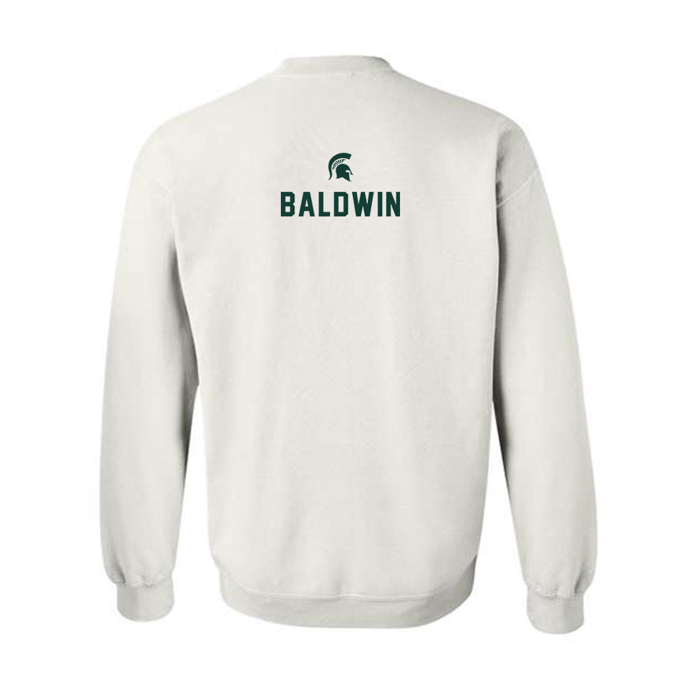 Michigan State - NCAA Men's Ice Hockey : Heath Baldwin - Classic Shersey Crewneck Sweatshirt-1