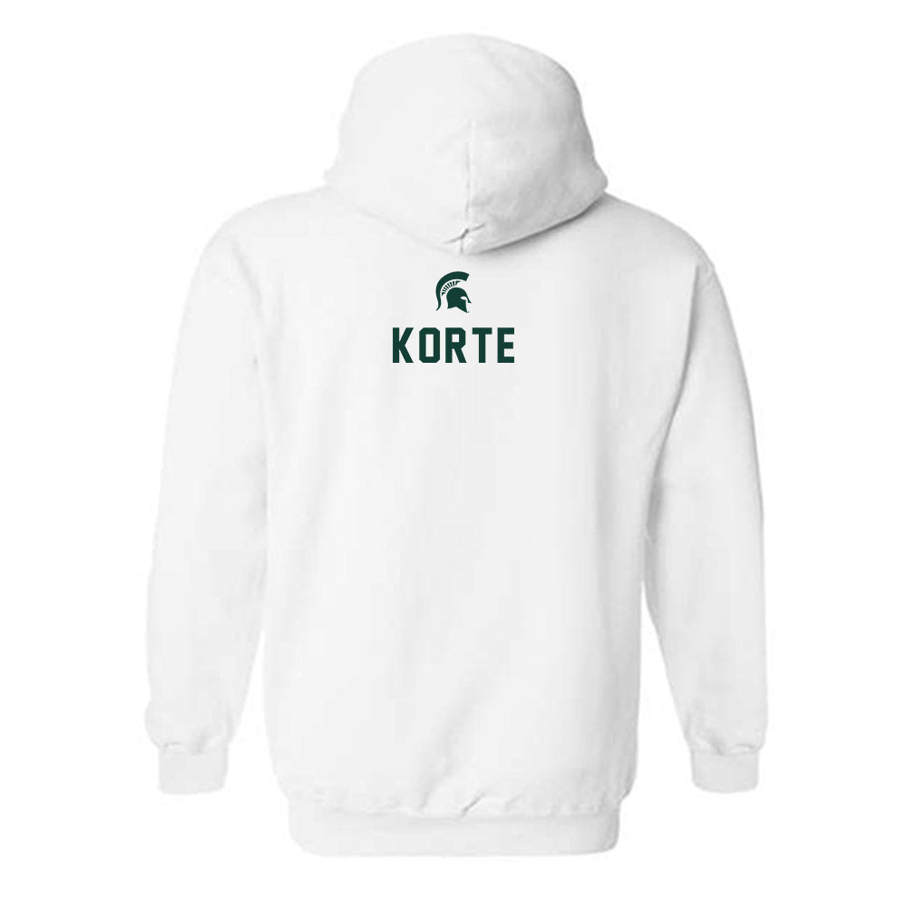 Michigan State - NCAA Women's Rowing : Reagan Korte - Classic Shersey Hooded Sweatshirt-1