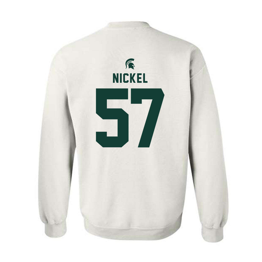 Michigan State - NCAA Football : Mason Nickel - Classic Shersey Crewneck Sweatshirt-1