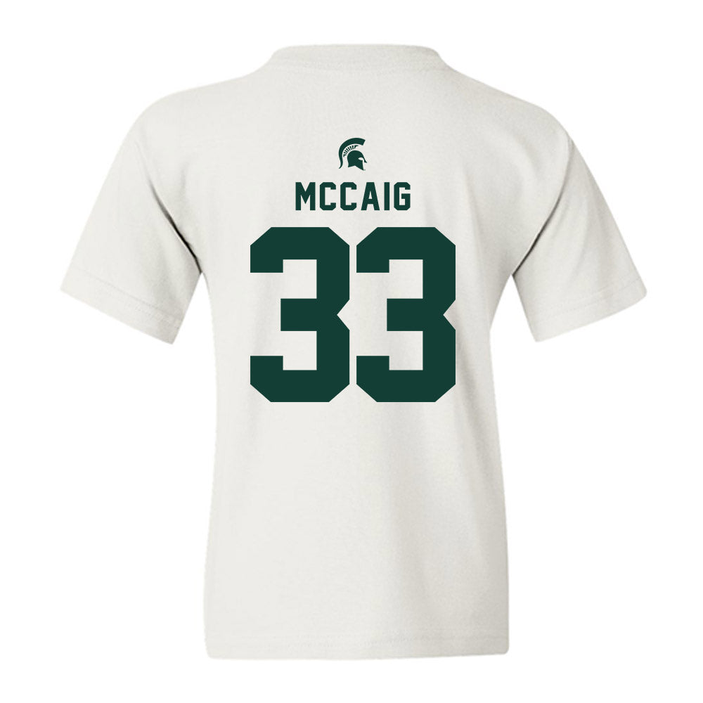 Michigan State - NCAA Football : Jaxon McCaig - Classic Shersey Youth T-Shirt-1