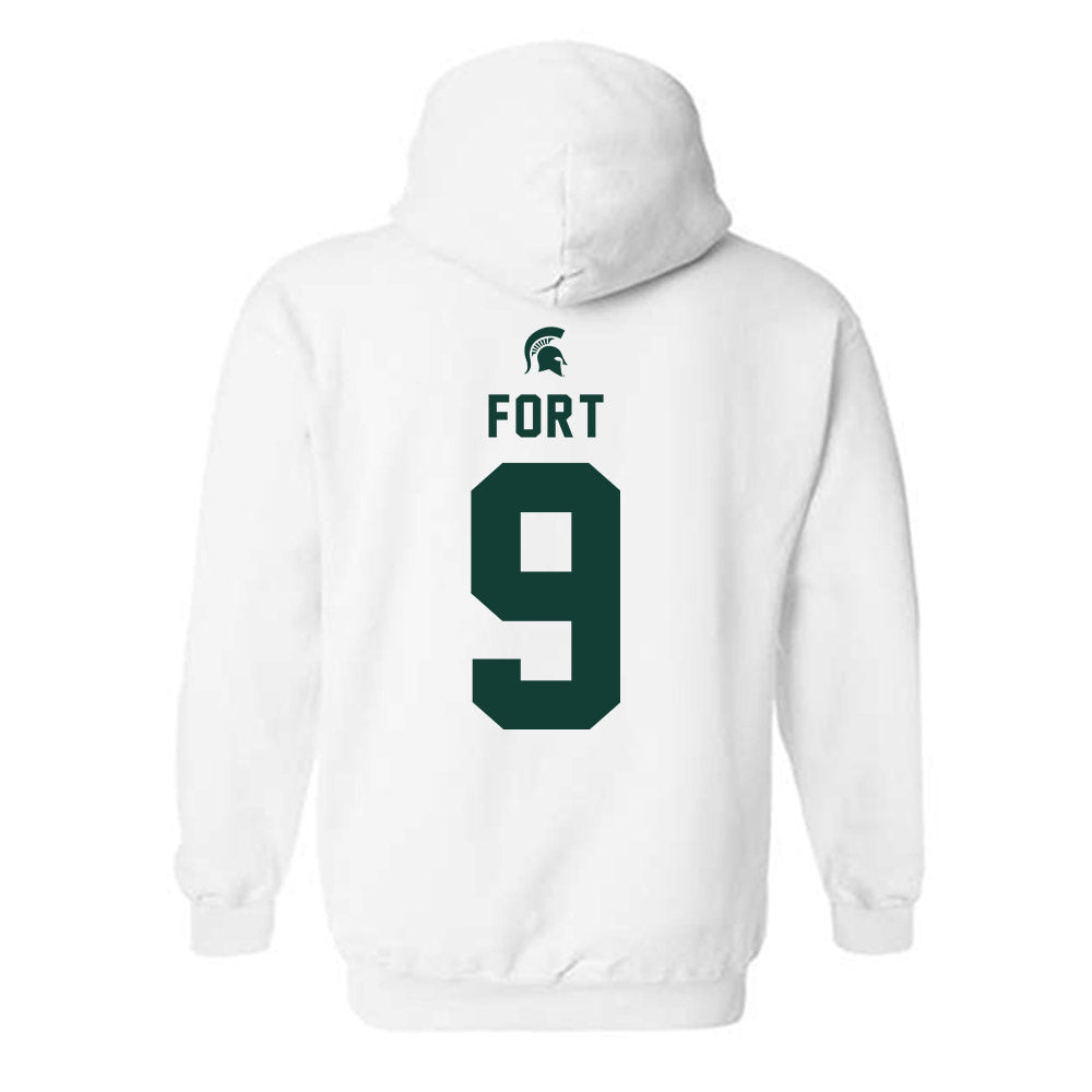 Michigan State - NCAA Men's Basketball : Trey Fort - Classic Shersey Hooded Sweatshirt-1
