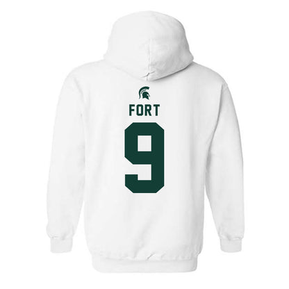 Michigan State - NCAA Men's Basketball : Trey Fort - Classic Shersey Hooded Sweatshirt-1